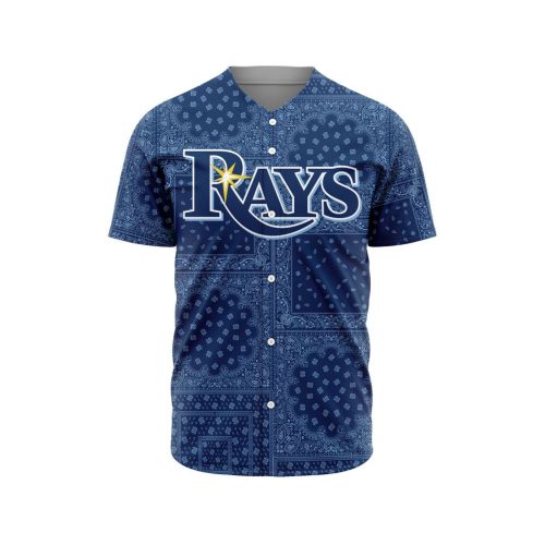MLB Tampa Bay Rays Special Paisley Design Baseball Jersey Gift for Men Women
