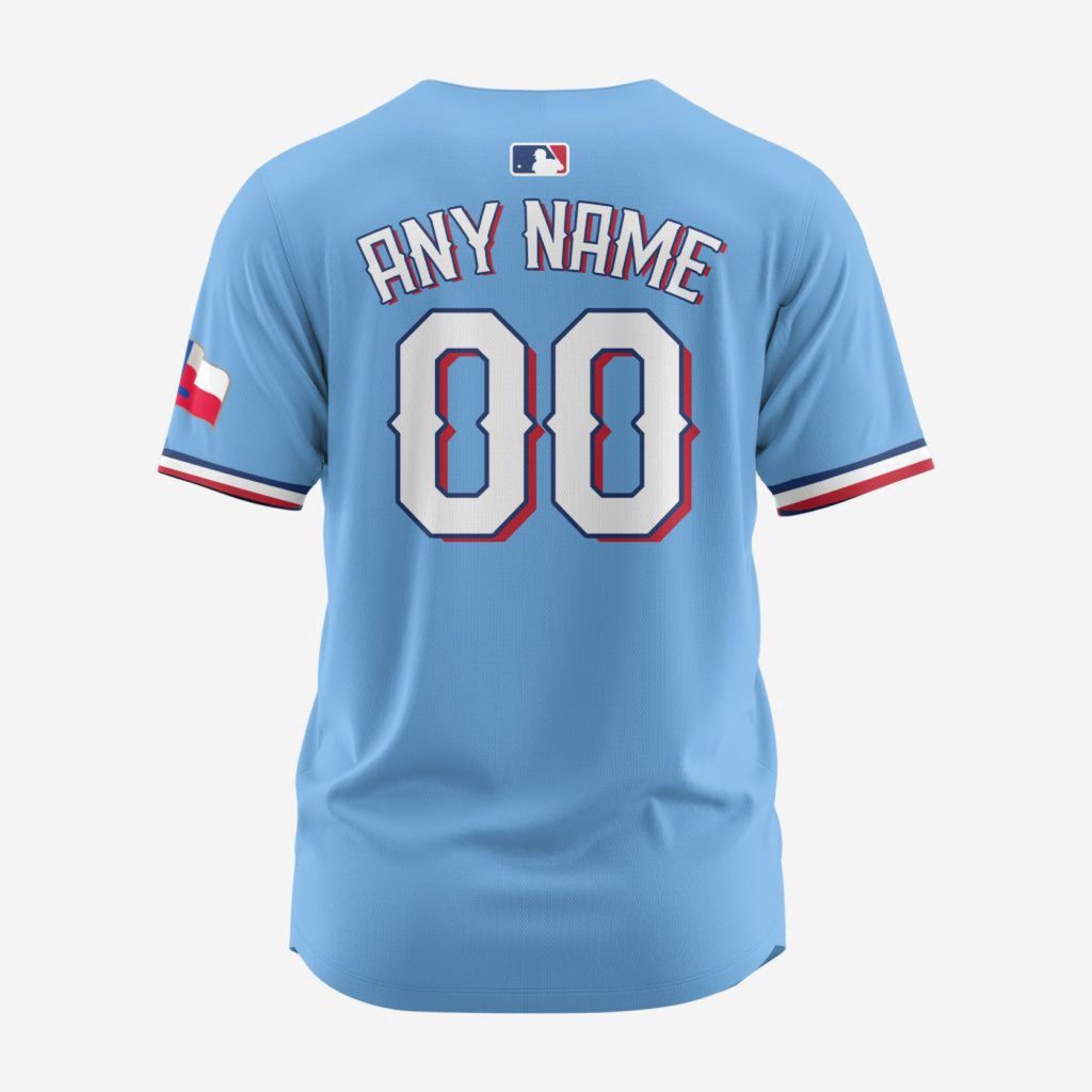 MLB Texas Rangers Personalized Alternate Baseball Jersey MLB Texas Rangers Personalized Alternate Baseball Jersey