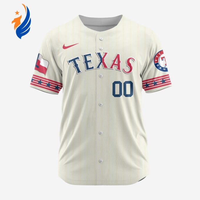 MLB Texas Rangers Personalized Alternate Design Concept Baseball Jersey 2401