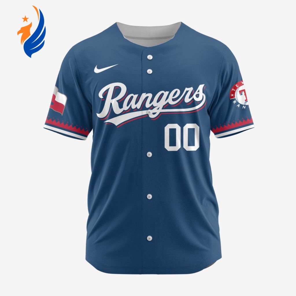 MLB Texas Rangers Personalized Alternate Design Concept Baseball Jersey 2403 MLB Texas Rangers Personalized Alternate Design Concept Baseball Jersey 2403