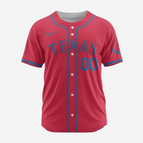 MLB Texas Rangers Personalized Alternate Design Concept Baseball Jersey 2404