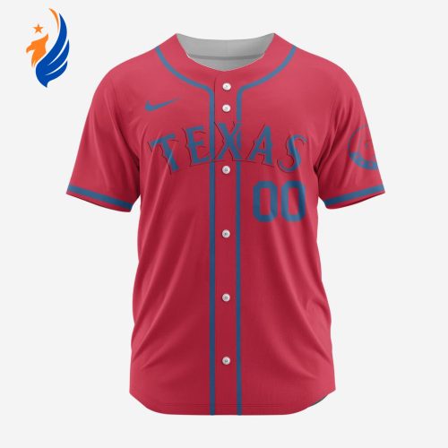 MLB Texas Rangers Personalized Alternate Design Concept Baseball Jersey 2404