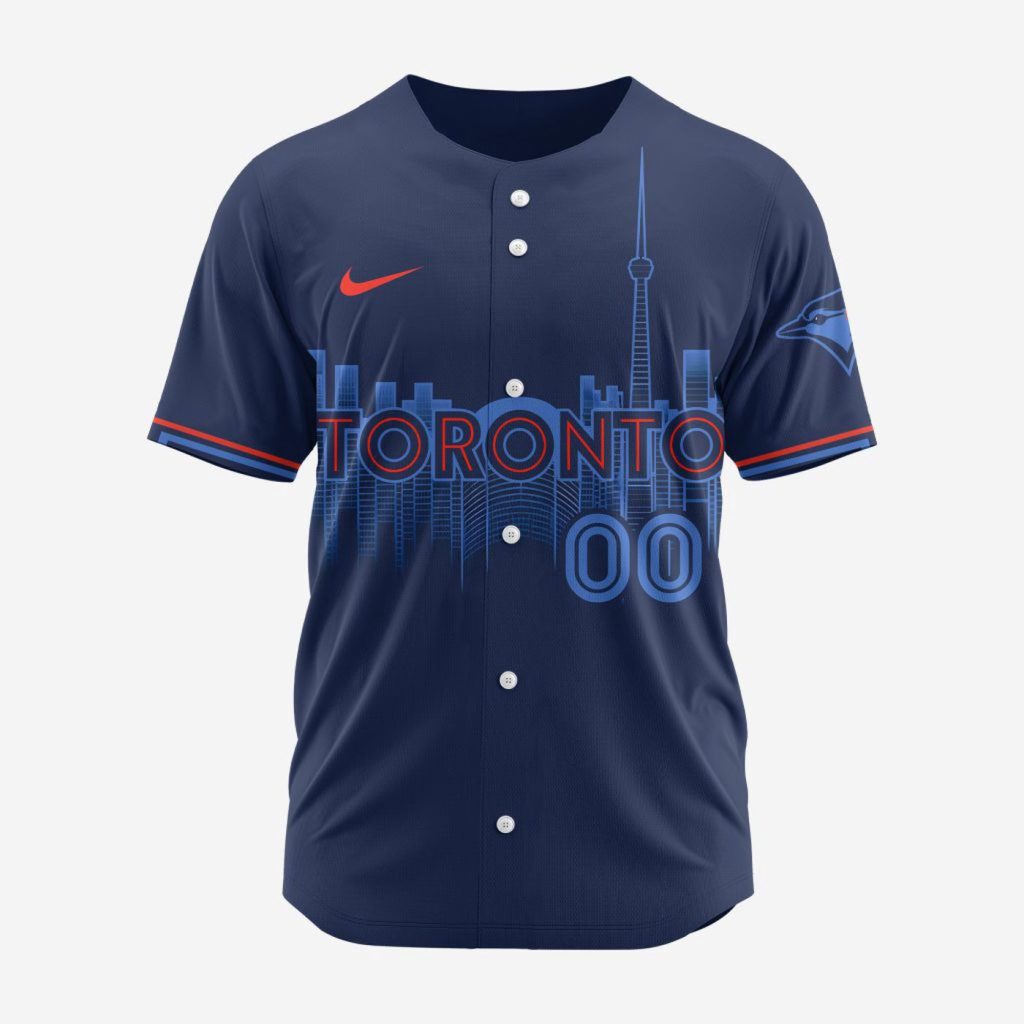 MLB Toronto Blue Jays Personalized 2024 City Connect Baseball Jersey Design MLB Toronto Blue Jays Personalized 2024 City Connect Baseball Jersey Design