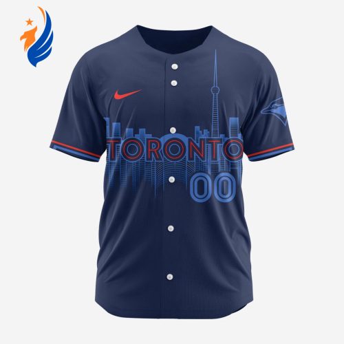 MLB Toronto Blue Jays Personalized 2024 City Connect Baseball Jersey Design