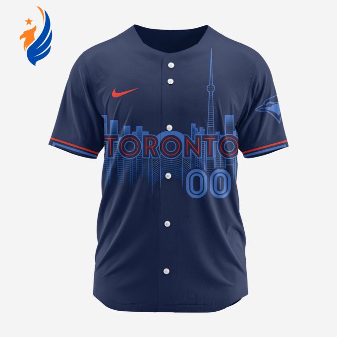 MLB Toronto Blue Jays Personalized 2024 City Connect Baseball Jersey Design