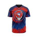 MLB Toronto Blue Jays Special Grateful Dead Design Baseball Jersey Gift for Men Women MLB Toronto Blue Jays Special Grateful Dead Design Baseball Jersey Gift for Men Women