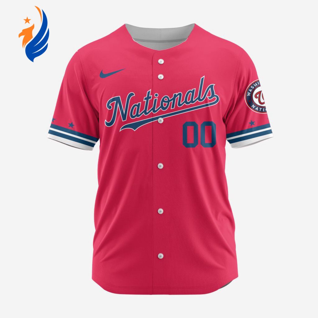 MLB Washington Nationals Personalized Alternate Design Concept Baseball Jersey 2401 MLB Washington Nationals Personalized Alternate Design Concept Baseball Jersey 2401