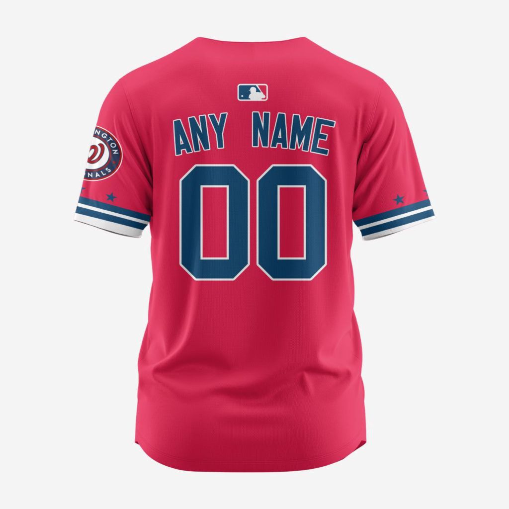 MLB Washington Nationals Personalized Alternate Design Concept Baseball Jersey 2401 MLB Washington Nationals Personalized Alternate Design Concept Baseball Jersey 2401