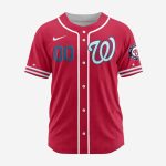 MLB Washington Nationals Personalized Alternate Design Concept Baseball Jersey 2403 MLB Washington Nationals Personalized Alternate Design Concept Baseball Jersey 2403