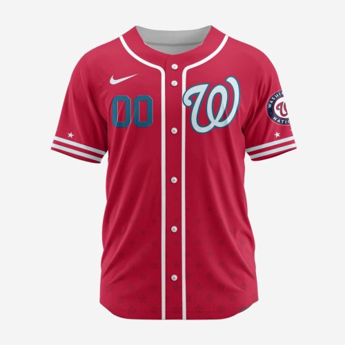 MLB Washington Nationals Personalized Alternate Design Concept Baseball Jersey 2403