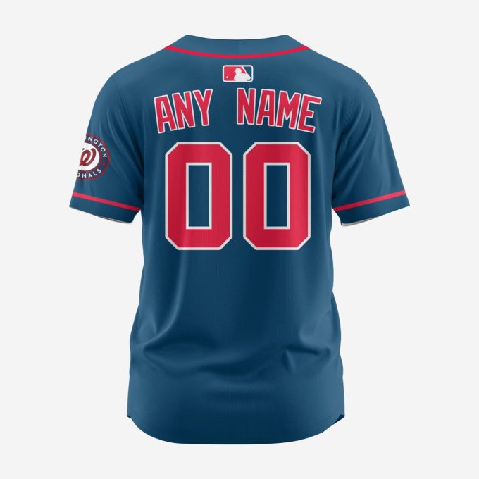 MLB Washington Nationals Personalized Alternate Design Concept Baseball Jersey 2404