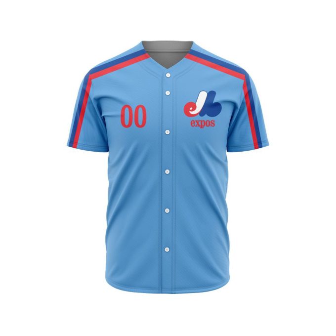 Montreal Expos Personalized Vintage Baseball Jersey