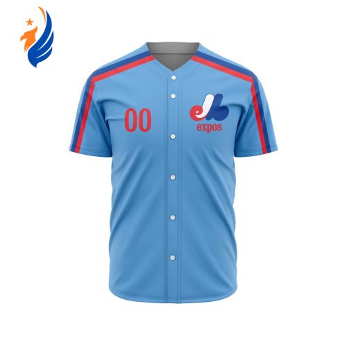 Montreal Expos Personalized Vintage Baseball Jersey