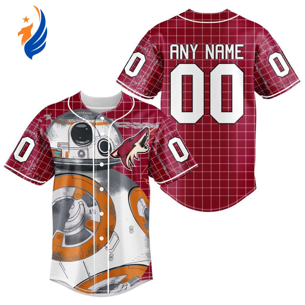 NHL Arizona Coyotes | Specialized Baseball Jersey X BB-8 D Star War NHL Arizona Coyotes | Specialized Baseball Jersey X BB-8 D Star War