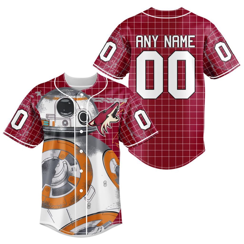 NHL Arizona Coyotes | Specialized Baseball Jersey X BB-8 D Star War NHL Arizona Coyotes | Specialized Baseball Jersey X BB-8 D Star War