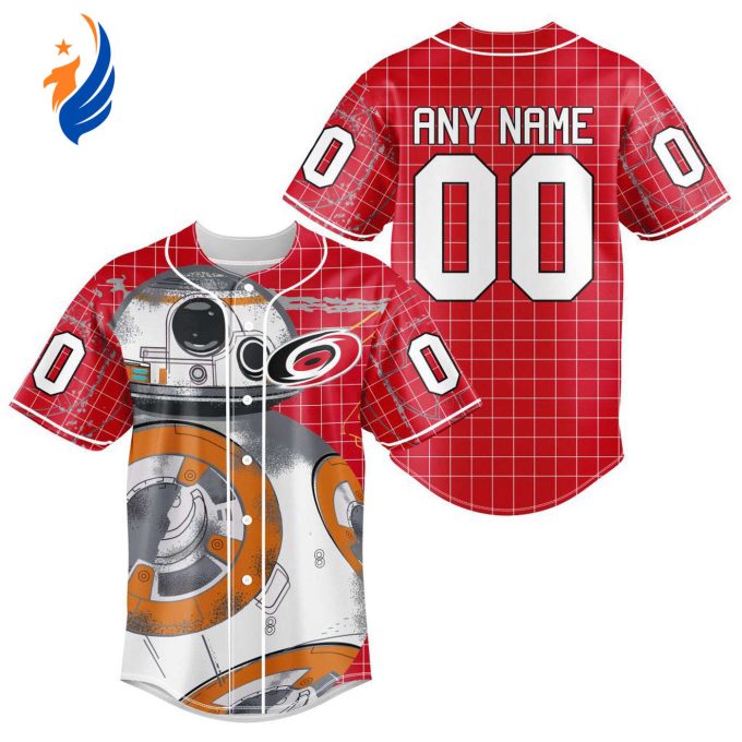 NHL Carolina Hurricanes | Specialized Baseball Jersey X BB-8 D Star War NHL Carolina Hurricanes | Specialized Baseball Jersey X BB-8 D Star War