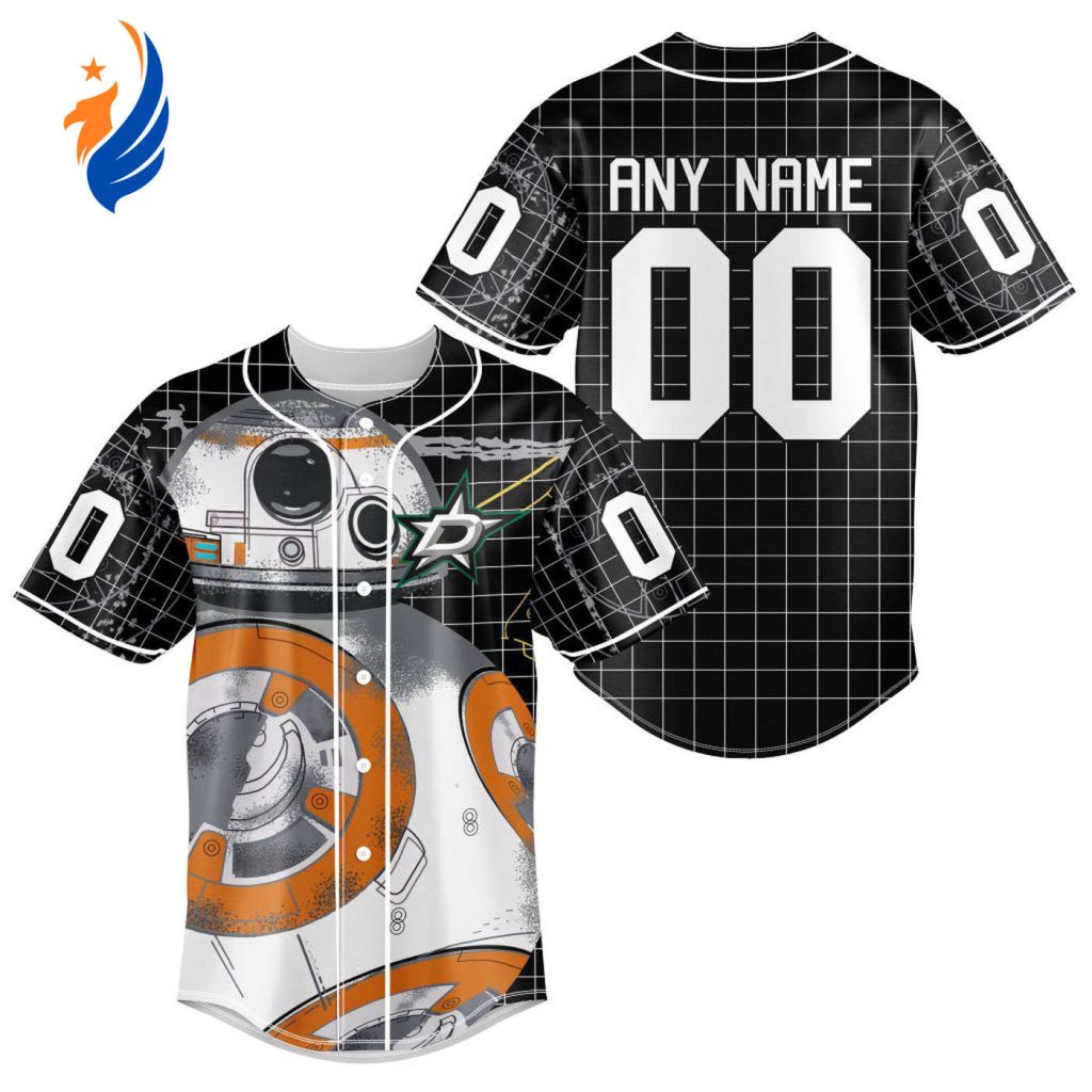 NHL Dallas Stars | Specialized Baseball Jersey X BB-8 D Star War NHL Dallas Stars | Specialized Baseball Jersey X BB-8 D Star War