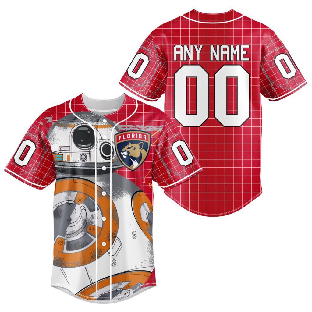 NHL Florida Panthers | Specialized Baseball Jersey X BB-8 D Star War NHL Florida Panthers | Specialized Baseball Jersey X BB-8 D Star War