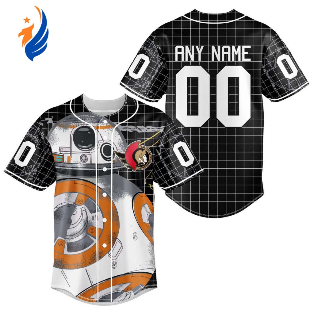 NHL Ottawa Senators | Specialized Baseball Jersey X BB-8 D Star War NHL Ottawa Senators | Specialized Baseball Jersey X BB-8 D Star War