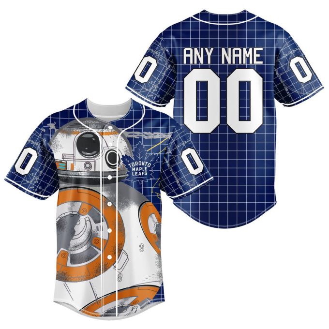 NHL Toronto Maple Leafs | Specialized Baseball Jersey X BB-8 D Star War
