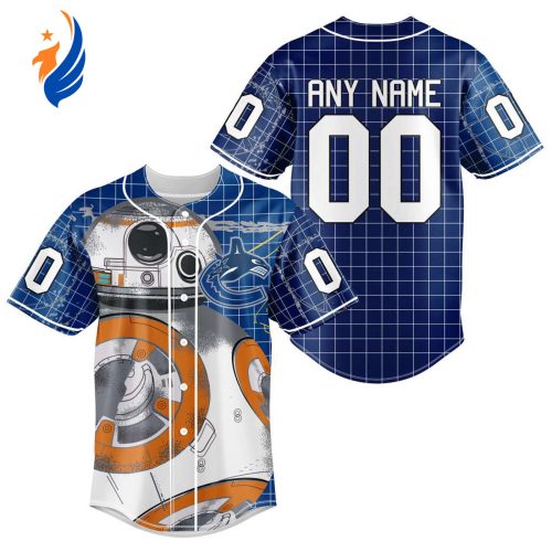 NHL Vancouver Canucks | Specialized Baseball Jersey X BB-8 D Star War