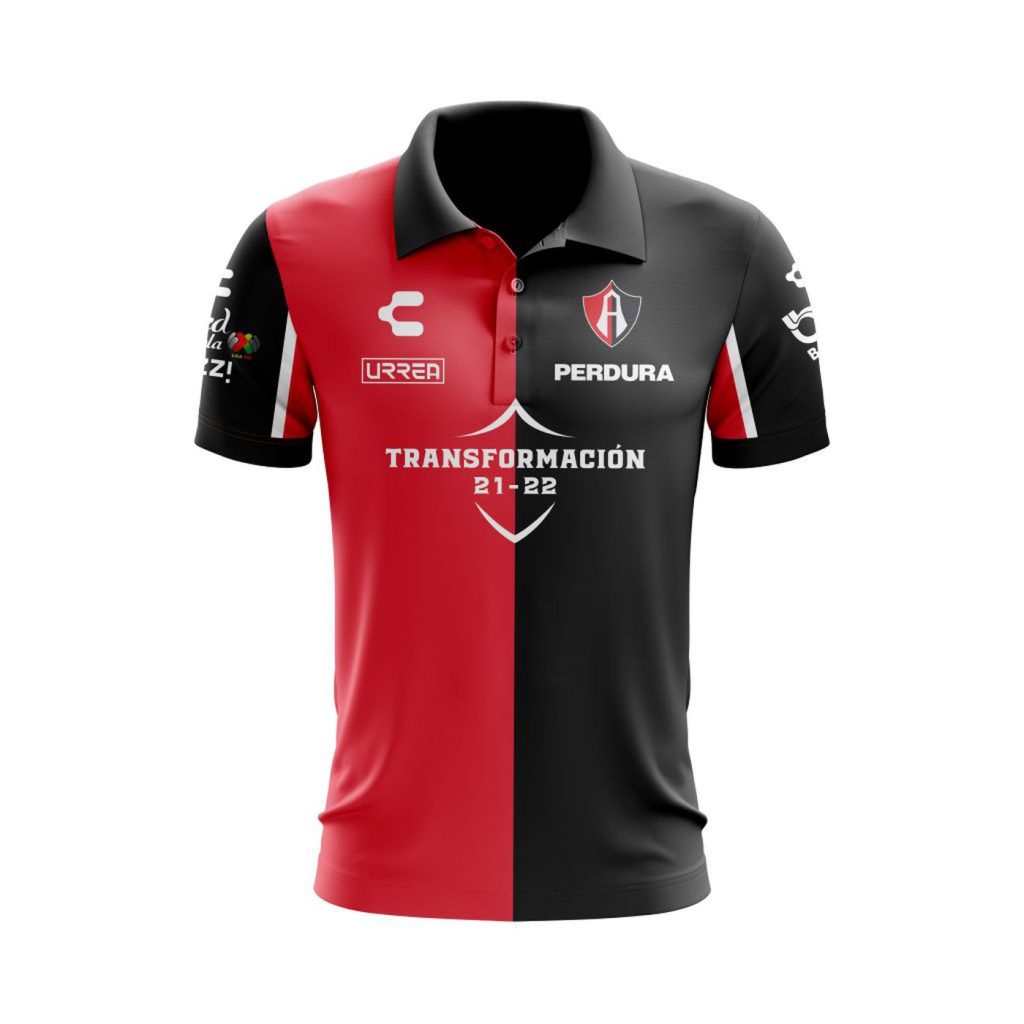 Personalise Liga MX Atlas Charly 2021/22 GK Polo Personalise Liga MX Atlas Charly 2021/22 GK Polo