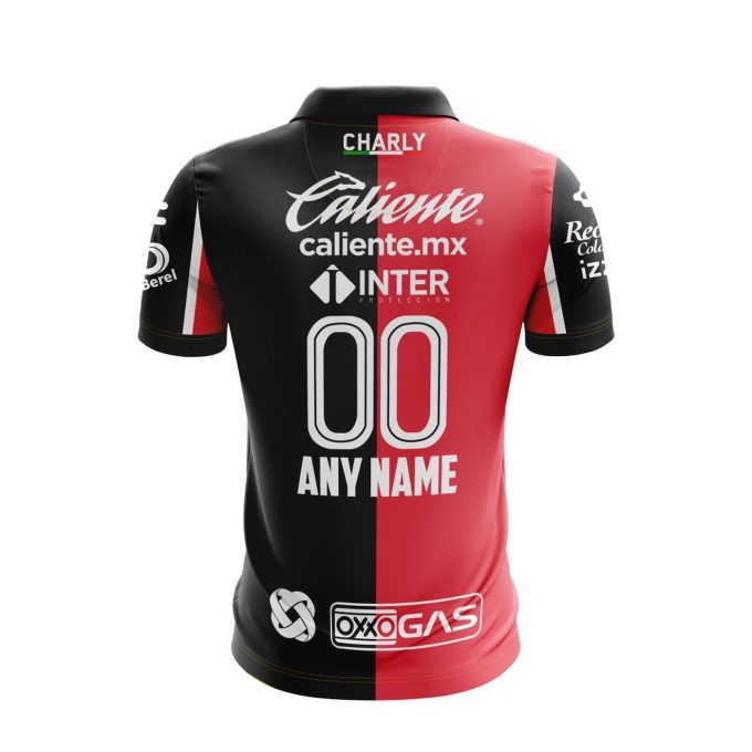 Personalise Liga MX Atlas Charly 2021/22 GK Polo Personalise Liga MX Atlas Charly 2021/22 GK Polo