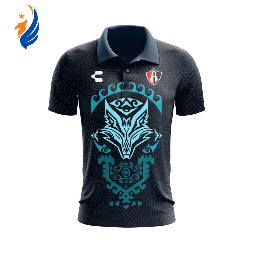 Personalise Liga MX Atlas F.C Mix Aztec Culture Concepts Polo Gift for Men Women Personalise Liga MX Atlas F.C Mix Aztec Culture Concepts Polo Gift for Men Women