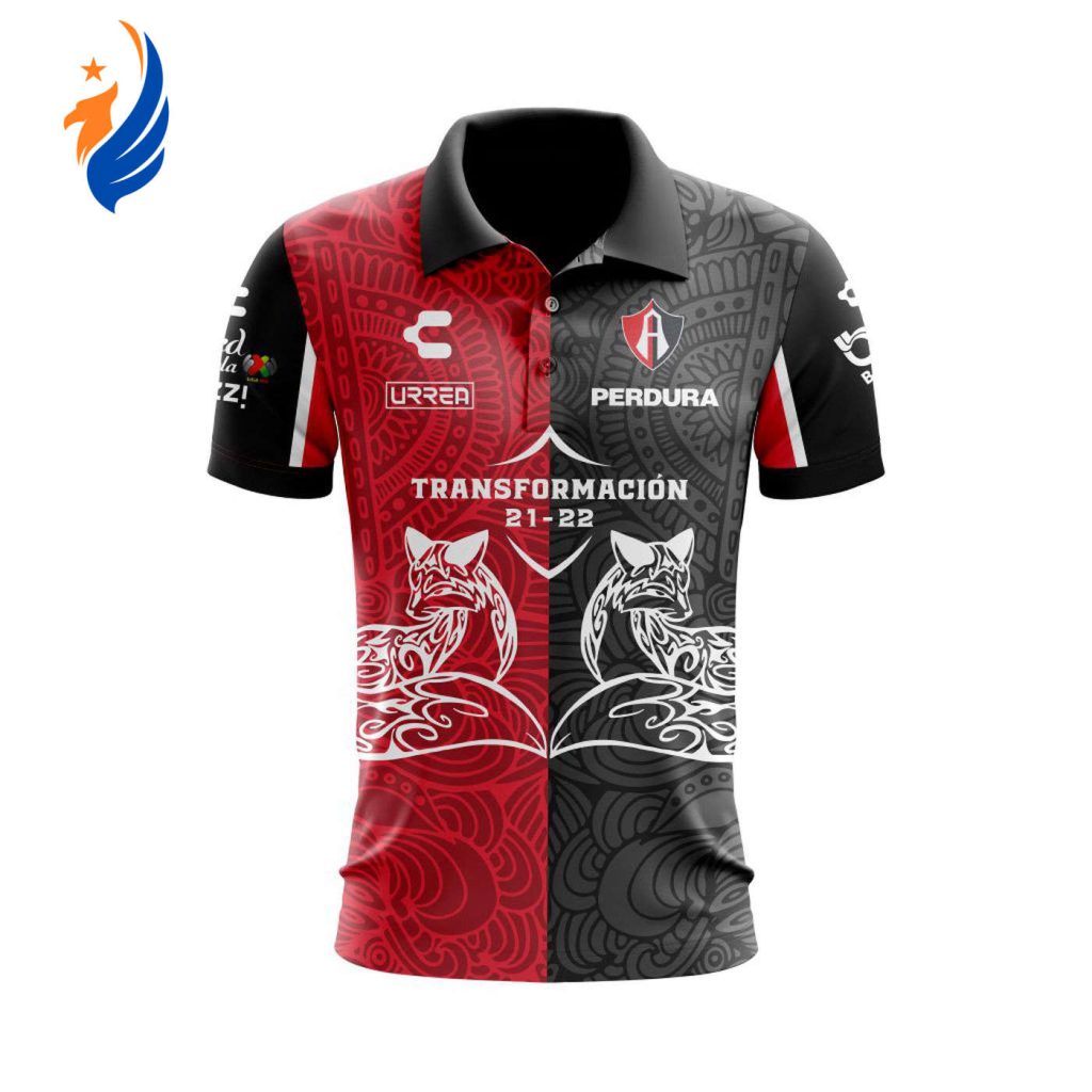 Personalise Liga MX Atlas F.C Mix Aztec Culture Concepts Polo Gift for Men Women Personalise Liga MX Atlas F.C Mix Aztec Culture Concepts Polo Gift for Men Women