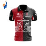 Personalise Liga MX Atlas F.C Mix Aztec Culture Concepts Polo Gift for Men Women