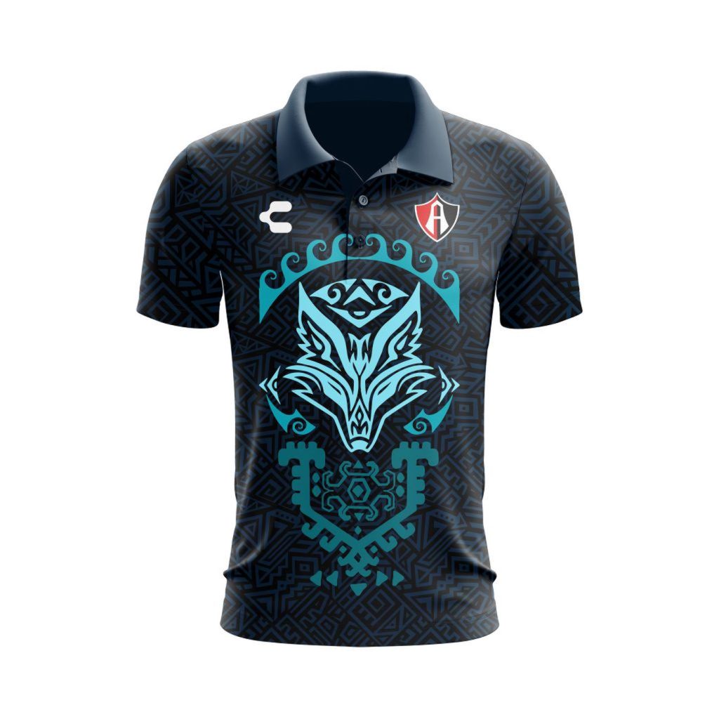 Personalise Liga MX Atlas F.C Mix Aztec Culture Concepts Polo Gift for Men Women Personalise Liga MX Atlas F.C Mix Aztec Culture Concepts Polo Gift for Men Women