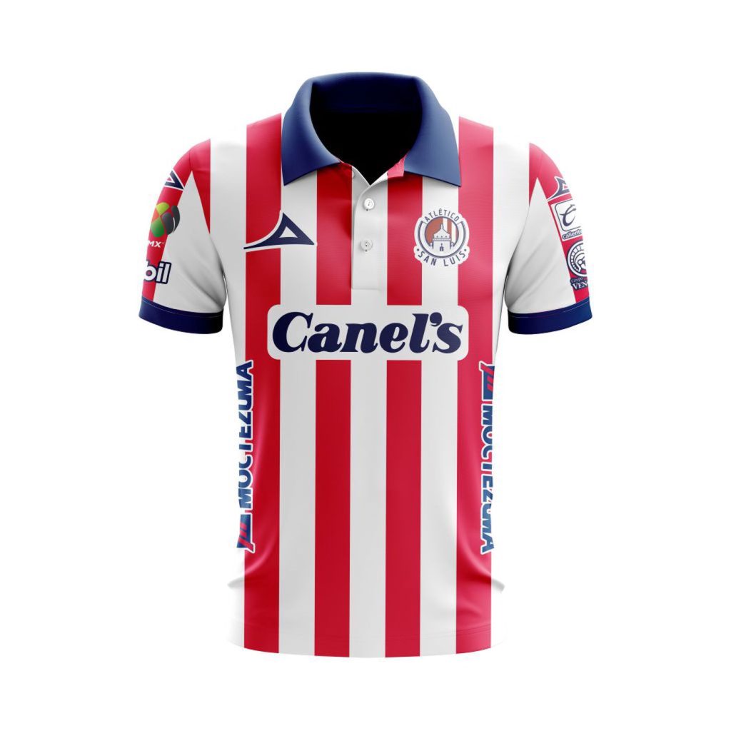 Personalise Liga MX Atlético San Luis 2021/22 Home Polo Personalise Liga MX Atlético San Luis 2021/22 Home Polo