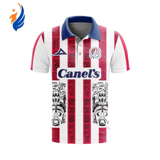 Personalise Liga MX Atlético San Luis Fútbol Mix Aztec Culture Concepts Polo Gift for Men Women Personalise Liga MX Atlético San Luis Fútbol Mix Aztec Culture Concepts Polo Gift for Men Women
