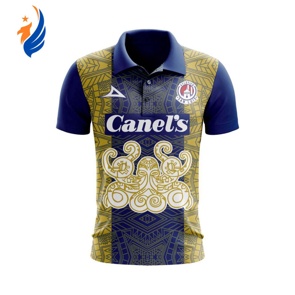 Personalise Liga MX Atletico SanLuis Mix Aztec Culture Concepts Polo Gift for Men Women Personalise Liga MX Atletico SanLuis Mix Aztec Culture Concepts Polo Gift for Men Women