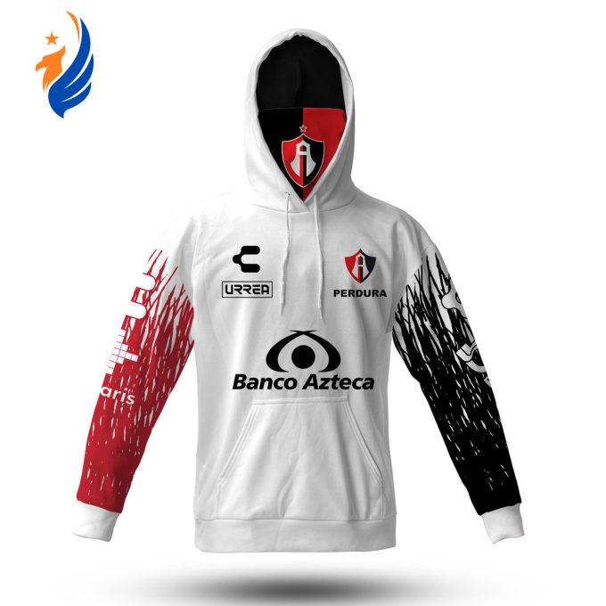 Personalise Liga MX Club Atlas 2020/21 Away Mask Hoodie Jersey Personalise Liga MX Club Atlas 2020/21 Away Mask Hoodie Jersey