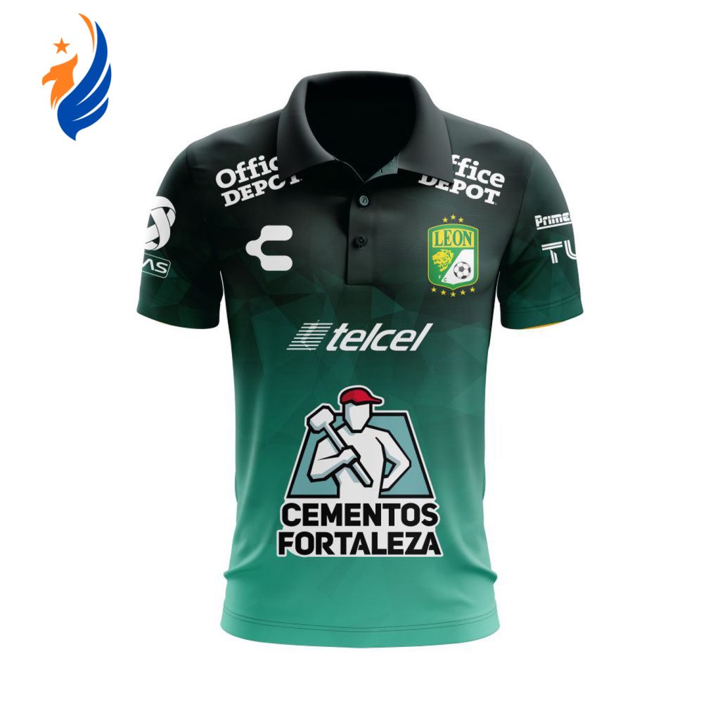 Personalise Liga MX Club León 2021/22 Home Polo Personalise Liga MX Club León 2021/22 Home Polo