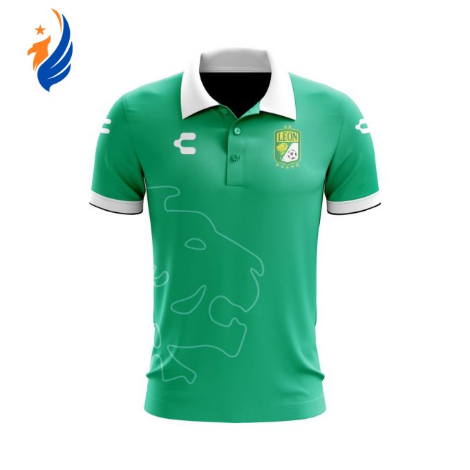 Personalise Liga MX Club Léon Fútbol 2021/22 Anniversary Polo Personalise Liga MX Club Léon Fútbol 2021/22 Anniversary Polo