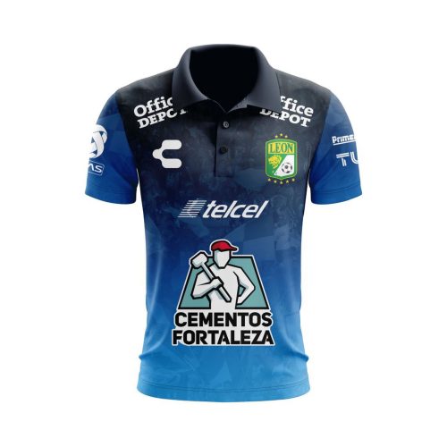 Personalise Liga MX Club León Fútbol 2021/22 GK Second Kit Polo