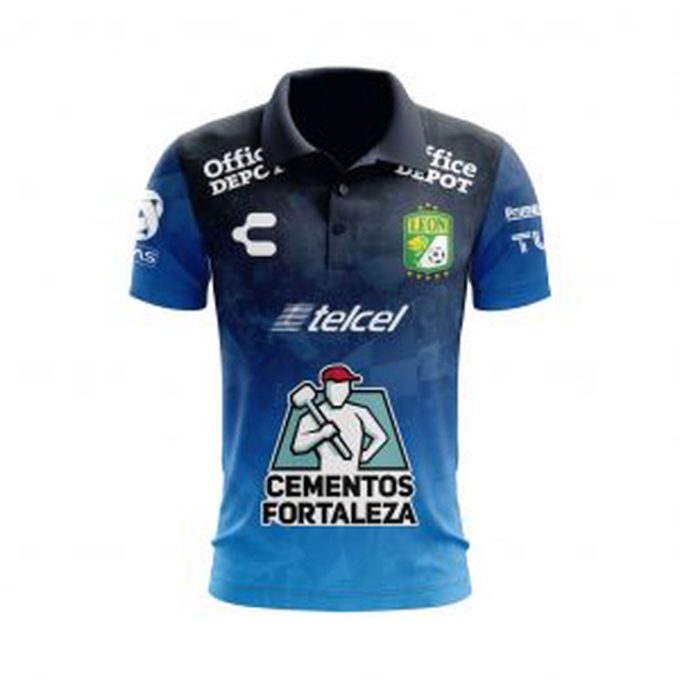 Personalise Liga MX Club León Fútbol 2021/22 GK Second Kit Polo