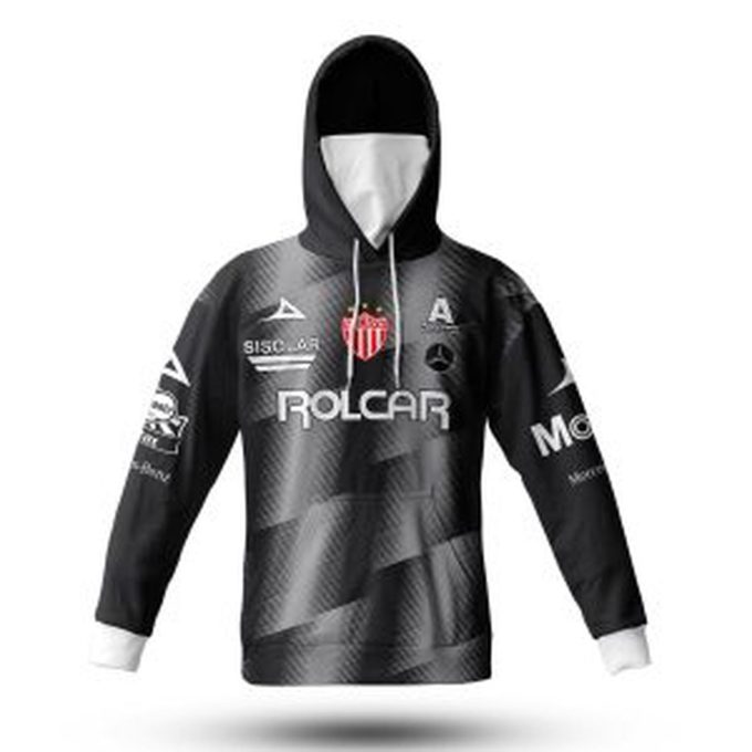 Personalise Liga MX Club Necaxa 2020/21 Away  Mask Hoodie Jersey