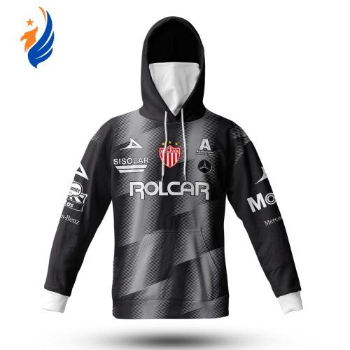 Personalise Liga MX Club Necaxa 2020/21 Away  Mask Hoodie Jersey