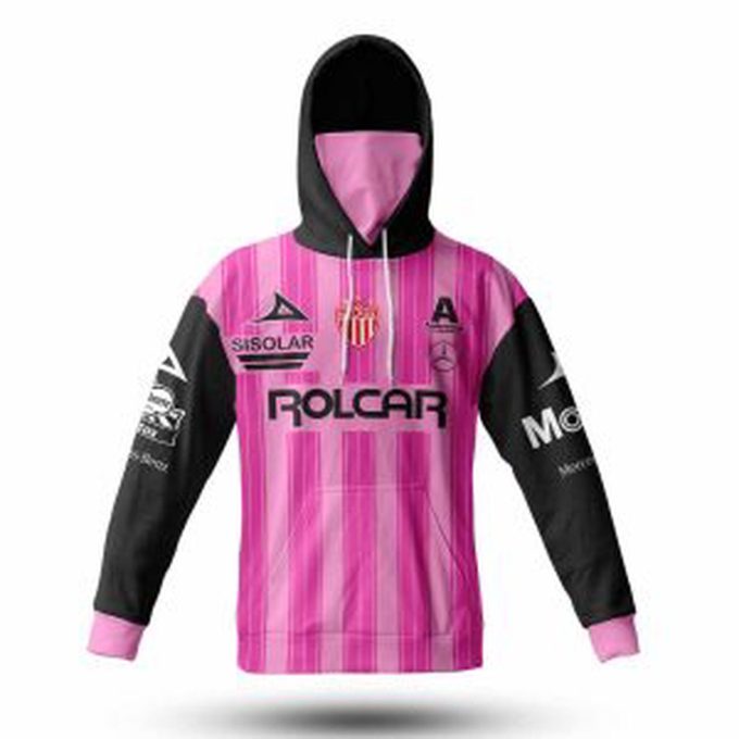 Personalise Liga MX Club Necaxa 2020/21 Third  Mask Hoodie Jersey