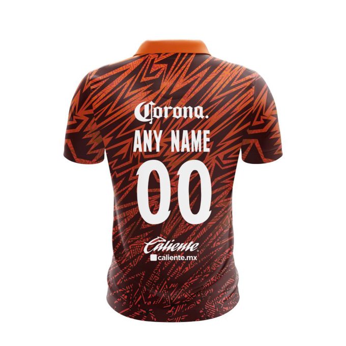 Personalise Liga MX Club Necaxa Mix Aztec Culture Concepts Polo Gift for Men Women