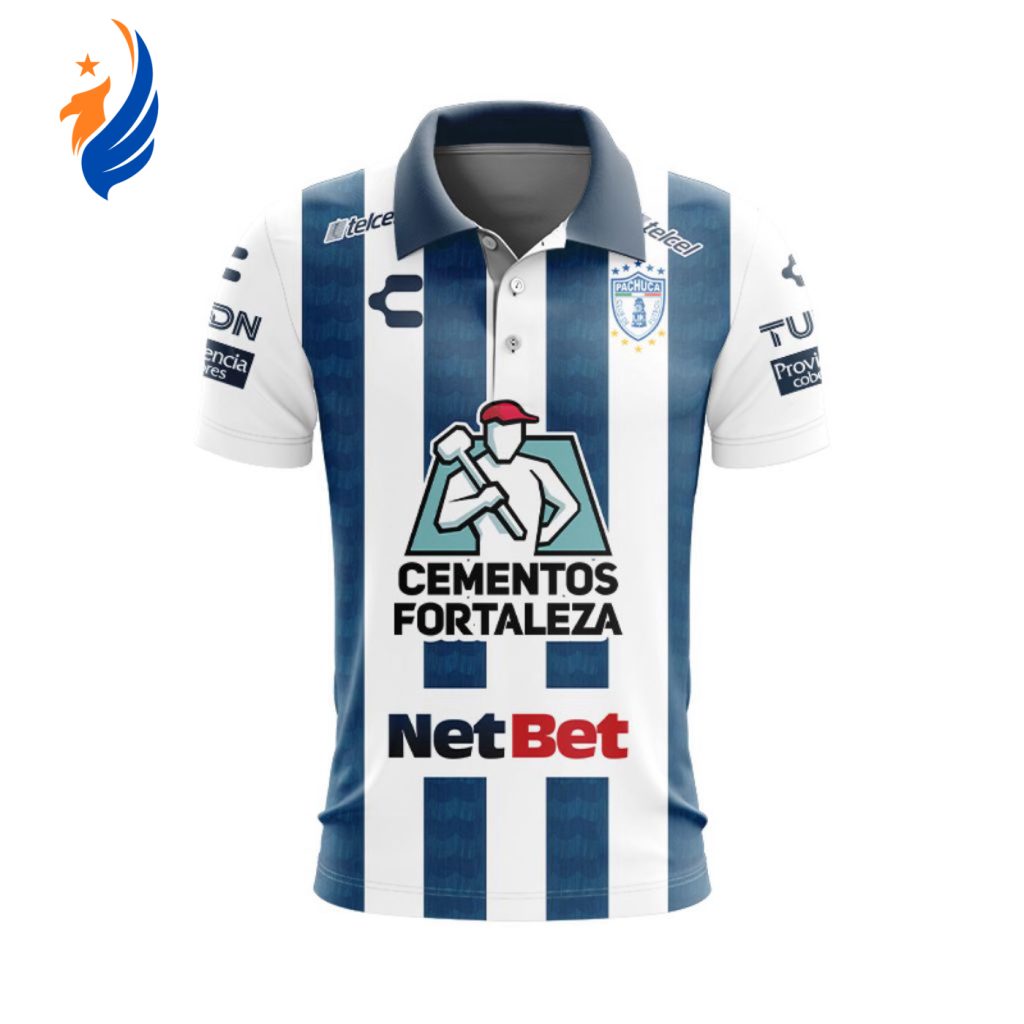 Personalise Liga MX Club Pachuca 2021/22 Home Polo Personalise Liga MX Club Pachuca 2021/22 Home Polo