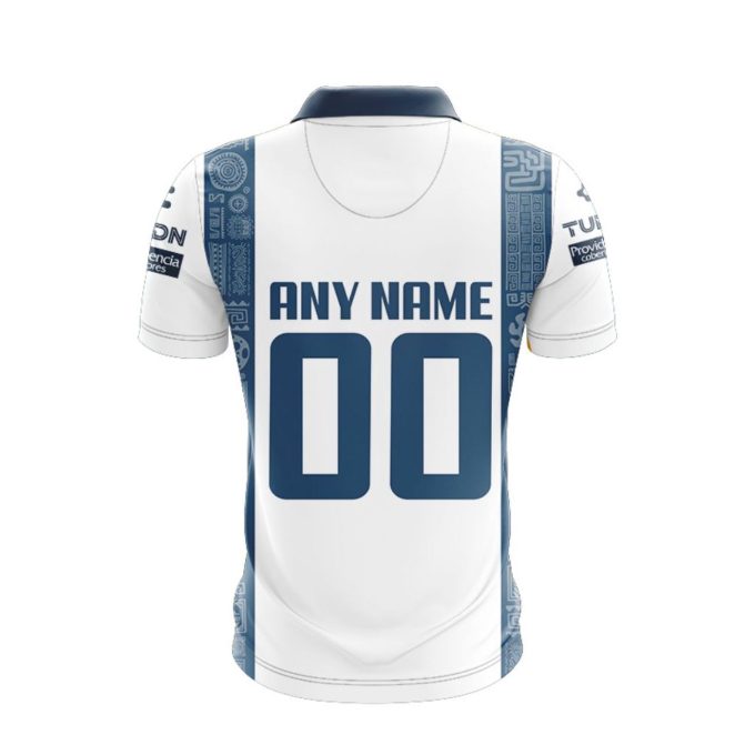 Personalise Liga MX Club Pachuca Mix Aztec Culture Concepts Polo Gift for Men Women