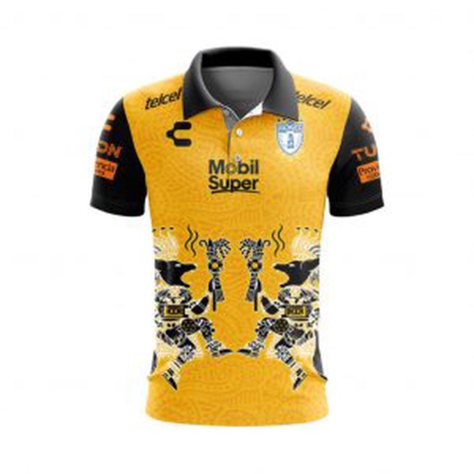 Personalise Liga MX Club Pachuca Mix Aztec Culture Concepts Polo Gift for Men Women
