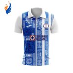 Personalise Liga MX Cruz Azul Mix Aztec Culture Concepts Polo Gift for Men Women
