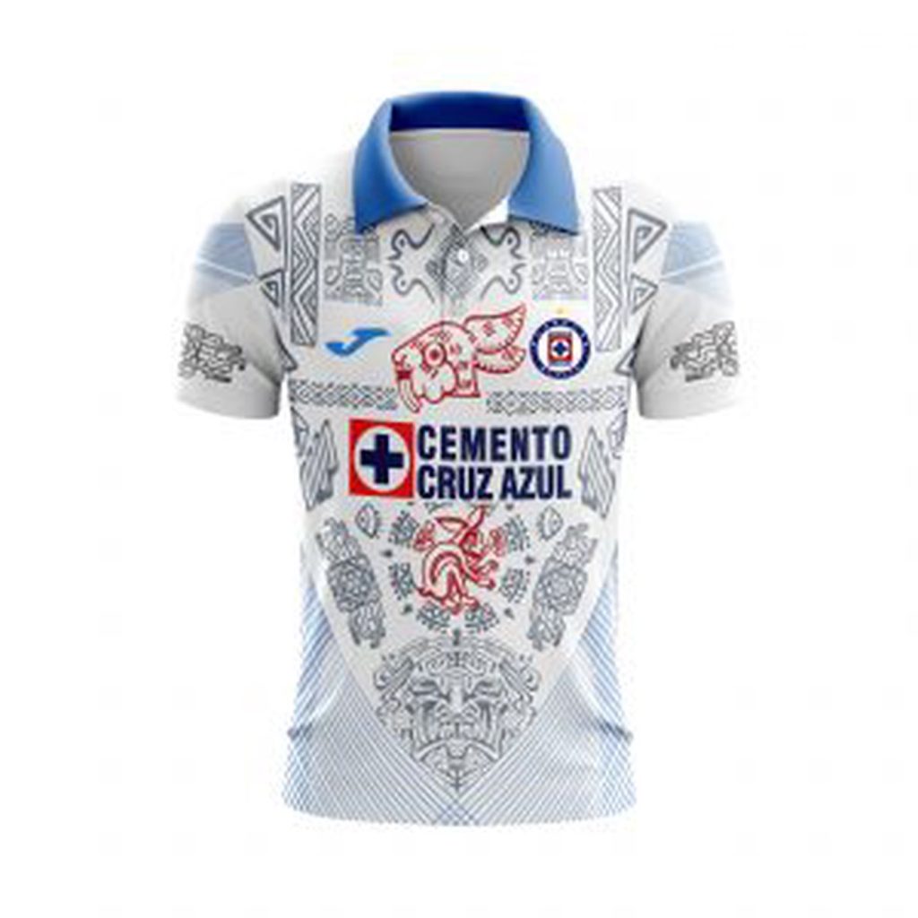 Personalise Liga MX Cruz Azul Mix Aztec Culture Concepts Polo Gift for Men Women Personalise Liga MX Cruz Azul Mix Aztec Culture Concepts Polo Gift for Men Women