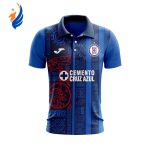 Personalise Liga MX Cruz Azul Mix Aztec Culture Concepts Polo Gift for Men Women Personalise Liga MX Cruz Azul Mix Aztec Culture Concepts Polo Gift for Men Women