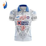 Personalise Liga MX Cruz Azul Mix Aztec Culture Concepts Polo Gift for Men Women Personalise Liga MX Cruz Azul Mix Aztec Culture Concepts Polo Gift for Men Women